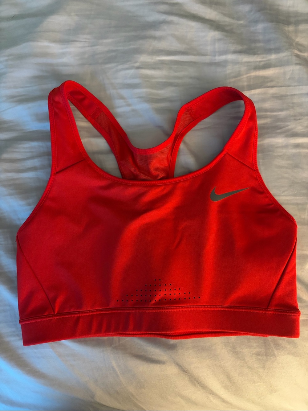 Nike Red Racerback Performance Sports Bra - Picture 1 of 3